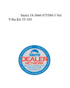 Sierra 18-3666 875580-3 Vol T-Sta Kit 55-103