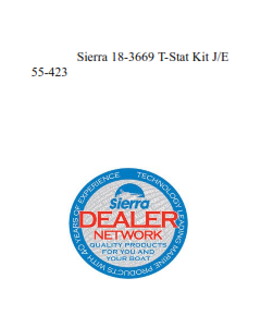 Sierra 18-3669 T-Stat Kit J/E        55-423