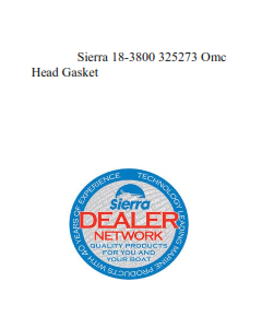 Sierra 18-3800 325273 Omc Head Gasket