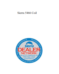 Sierra 5466 Coil