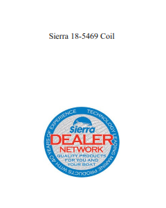 Sierra 18-5469 Coil