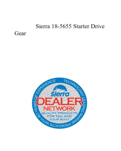 Sierra 18-5655 Starter Drive Gear