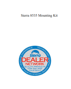 Sierra 8535 Mounting Kit
