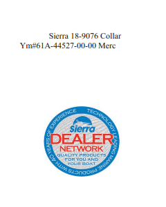 Sierra 18-9076 Collar Ym#61A-44527-00-00 Merc