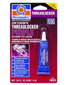 Permatex  24024 Low Strength Threadlocker Purple 6 Ml