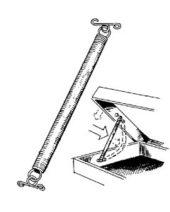 Th-M Ls-2-Dp  Hatch Support W/Black Nylon Ends F/Mtg.
