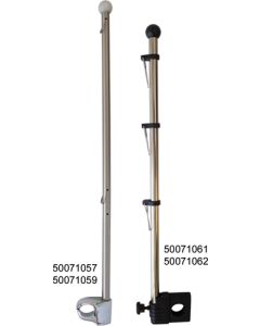 Seasense 50071062 Flagstaff and Socket, 17" w/Clips