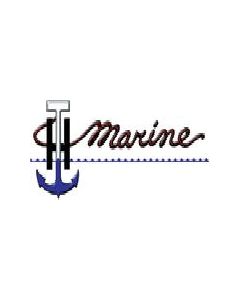 T-H Marine Rf-1Cp-Dp 2 Rigging Flange-Chrome Plated