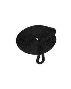 Seachoice 40291 Dbl Braid Dock Line-Blk-3/8X15