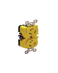 Afi (Guest/Marinco) 4700Cr Duplex Receptacle 15A/Yellow