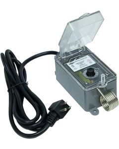 ICE Eater 120V Adjustable Thermostat - Temperature Range from (0 to 80) Pond De icer | Dock Bubbler Deicer | Marina De–Icer | Pond Aerator | Hydrasearch