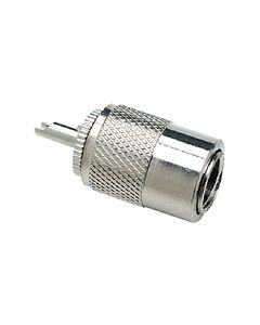 Seachoice 19821 Pl259 Chr/Br Cable Plug