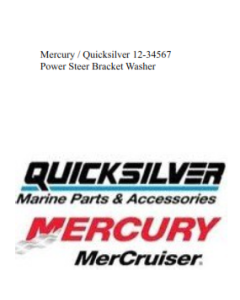 Mercury 12-34567 Power Steer Bracket Washer