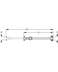 Seadog 3212921 Stainless Hatch Adjuster - 14