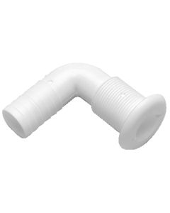 Th Marine Th1592Dp Thru Hull 1-1/2In 90D Hose Wht