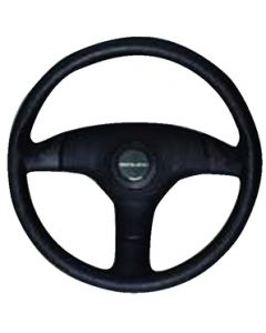 Uflex V60 Steering Wheel-Black 3-Spoke