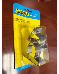 Seachoice 72031 Spring Clamp-1  To 1 3/4 -Ss (pair)