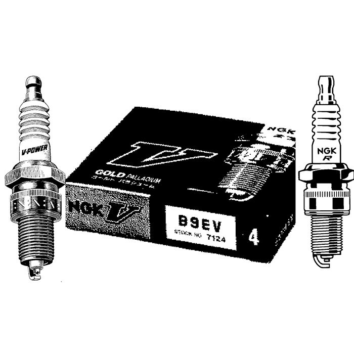 BR9ES NGK 5722 Pack of 10 Spark Plugs